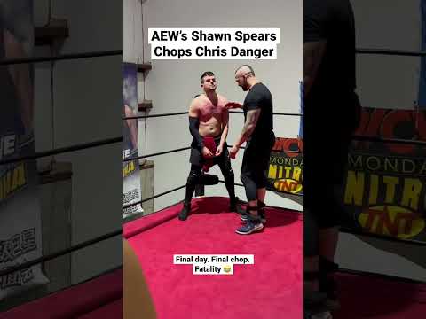 AEW’s Shawn Spears Chops Chris Danger