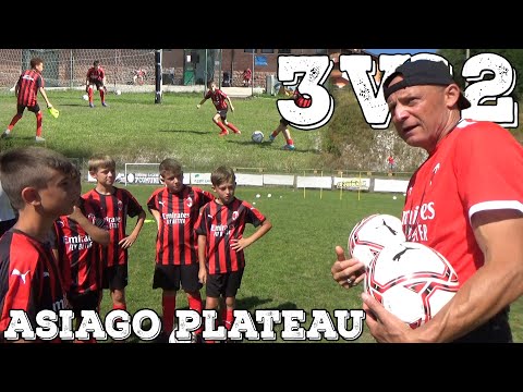 Pietro Vierchowod - Technical Exercise 3 VS 2 - AC Milan Football Camp in Altopiano di Asiago