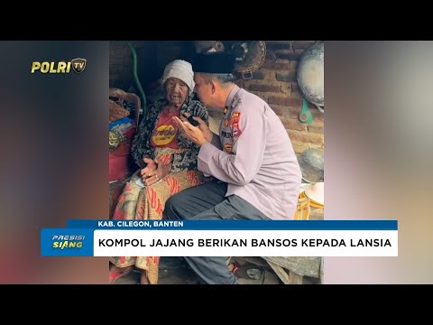 POLISI BANTU NENEK DI RUMAH TIDAK LAYAK HUNI