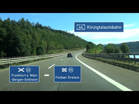 🇩🇪 A66: Frankfurt a. Main-Bergen-Enkheim - Fuldaer Dreieck (3,5x)