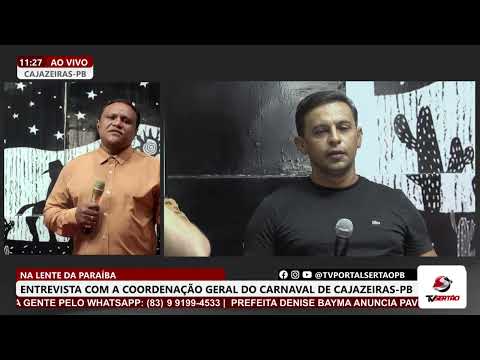  Presidente da comissão do Carnaval de Cajazeiras garante segurança e ordenamento para turistas