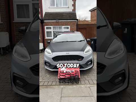 Customer didn\'t like their stock ride height; came to us to instal Eibach lowering springs #shorts