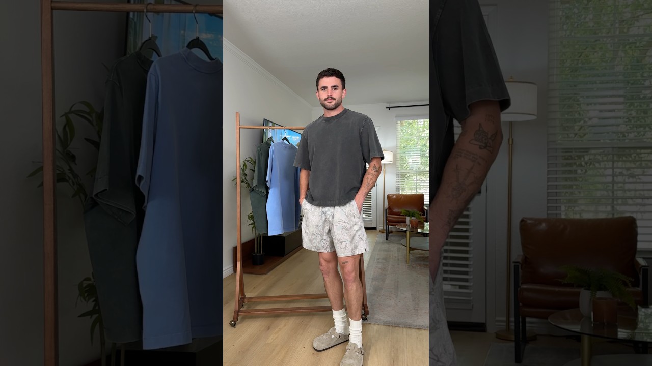 #AbercrombiePartner Abercrombie Heavyweight Tee Try-On + Outfit Inspo