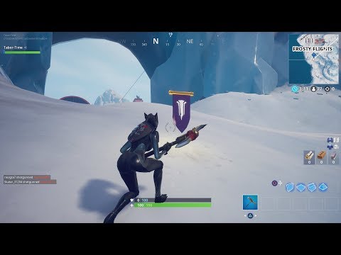 Fortnite Week 8 Secret Banner Location (Snowfall Challenge ACTUAL Banner Location)