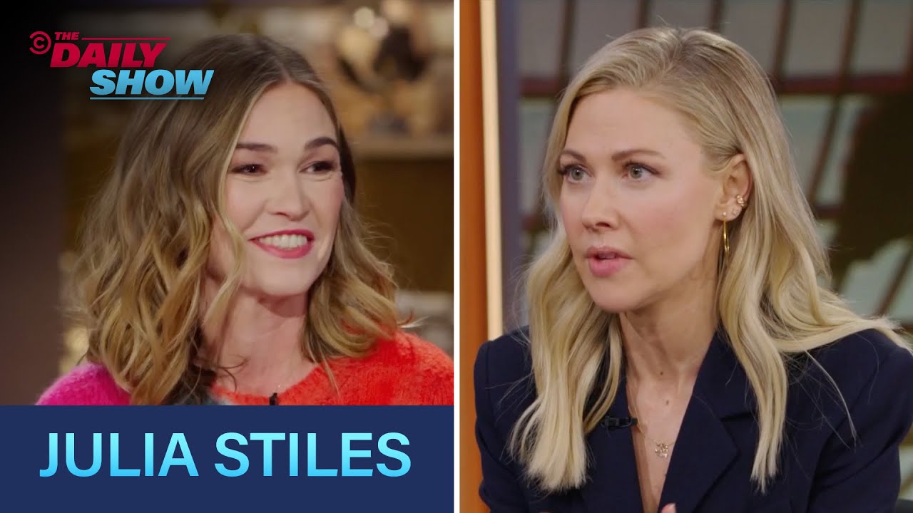 Julia Stiles - From Acting to Directing "Wish You Were Here” | The Daily Show