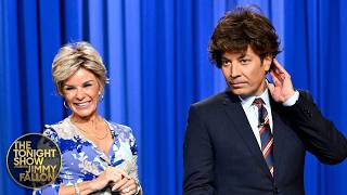 Jimmy Tries on One of Toni Brattin’s Viral QVC Wigs | The Tonight Show Starring Jimmy Fallon