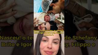 Nasceu! o terceiro filho de Sthefany Brito e Igor Raschkovsky, Filippo e comove: 'a