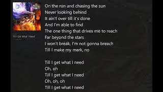 Till I Get What I Need (with Lyrics) Stryper/Fallen