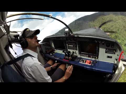 Pilatus PC-6 Porter landing at Kilmit, Papua