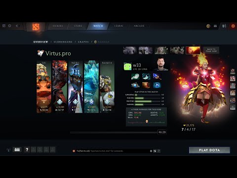 dota2mid W33 Lina - VP vs Nigma - MAD MOON