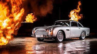 Fotoshooting Aston Martin DB5 James Bond 007 Goldfinger Edition