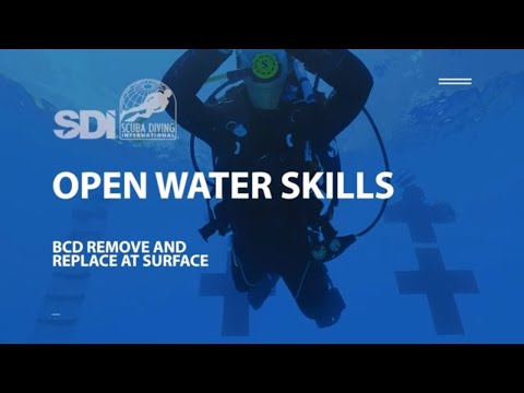 How To Remove and Replace Your BCD at the Surface - SDI Open Water Skills