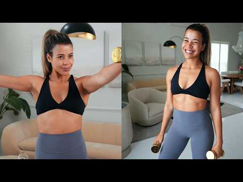 Full Body Dumbbell Strength & Standing Pilates Abs