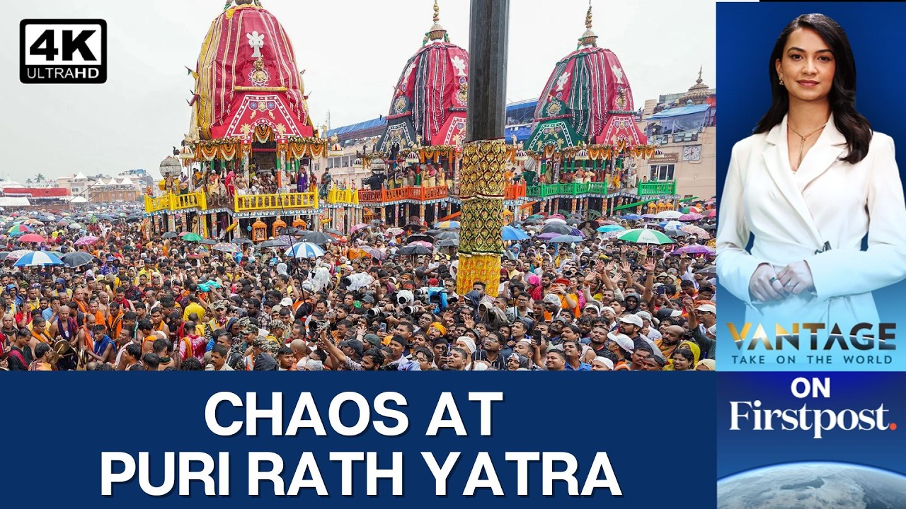 Puri Rath Yatra Turns Tragic: 1 Dead, Many Injured in Stampede-Like Situation | Vantage | 4K