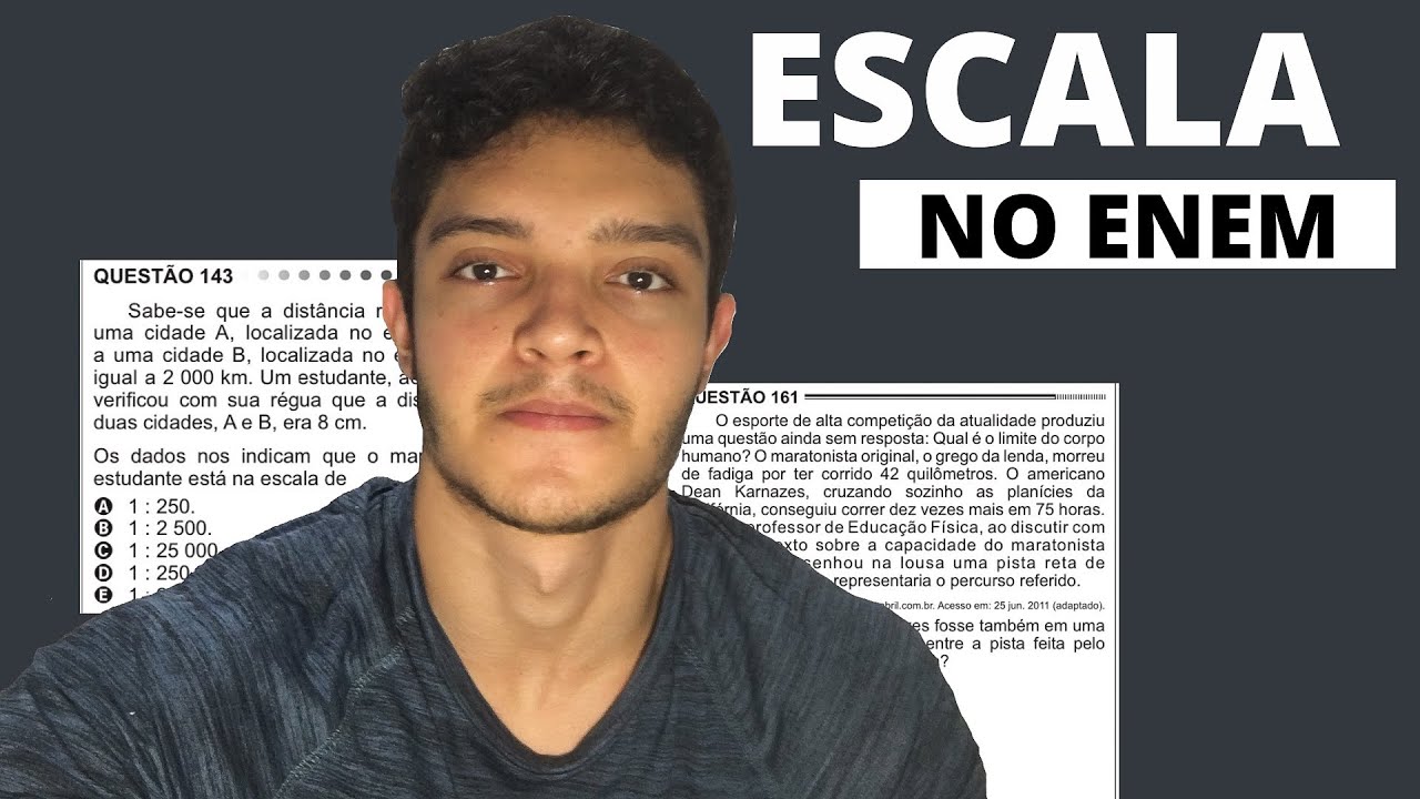 COMO RESOLVER QUESTÕES DE ESCALA NO ENEM