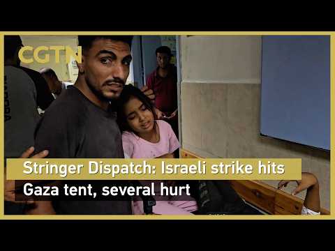 Stringer Dispatch: Israeli strike hits Gaza tent, several hurt