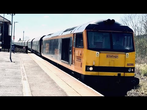 GBRf 60095 Passes Eaglescliffe | 6N61 Drax AES to Tyne Coal Terminal