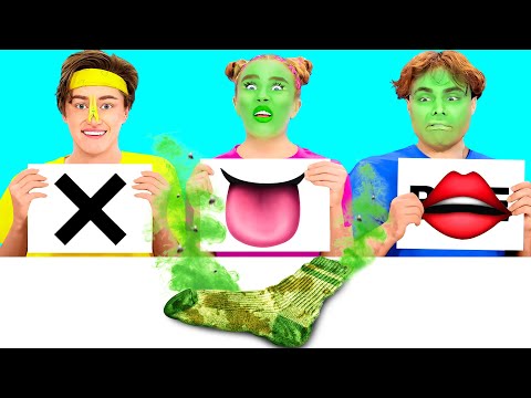 Bite, Lick or Nothing Challenge | Funny Food Tricks by BaRaDa Challenge