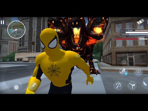 Spiderman vs 3 Head Monster Escape - Spider Rope Hero - Gangster New York City Android Gameplay