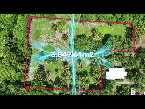💚 #192  HermosoTerreno Amplio 3,849.61 m2 en San Luis Talpa