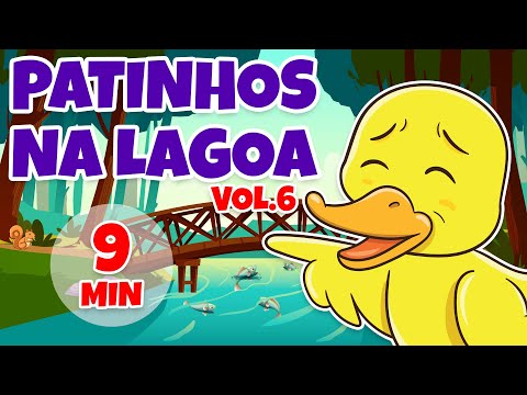 Patinhos na Lagoa Vol. 6 - Giramille 9 min | Desenho Animado Musical