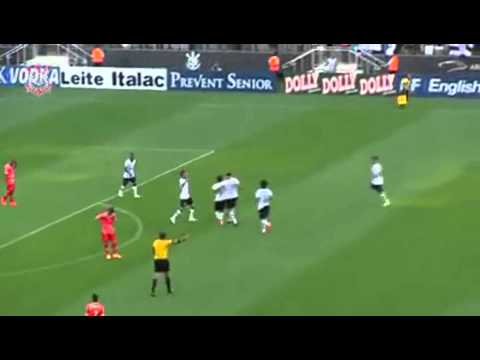 Golaço de Jadson contra o Mogi Mirim na Arena Corinthians - Campeonato Paulista 2015