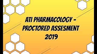ATI Pharmacology   Proctored Assesment 2019 1