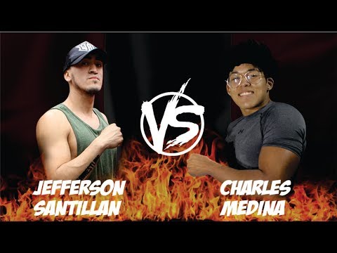 JEFFERSON SANTILLAN VS CHARLES MEDINA - ENFRENTAMIENTO DE LUCHA DE BRAZOS