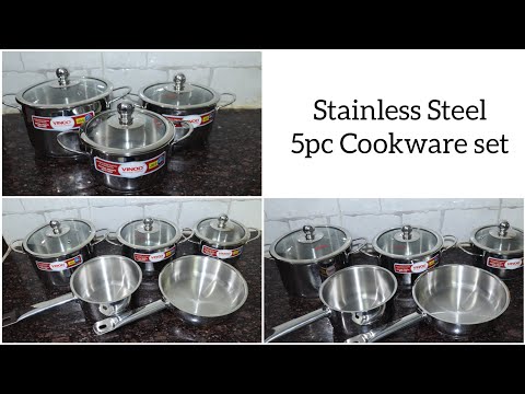 Vinod cookware stainless steel cookware set