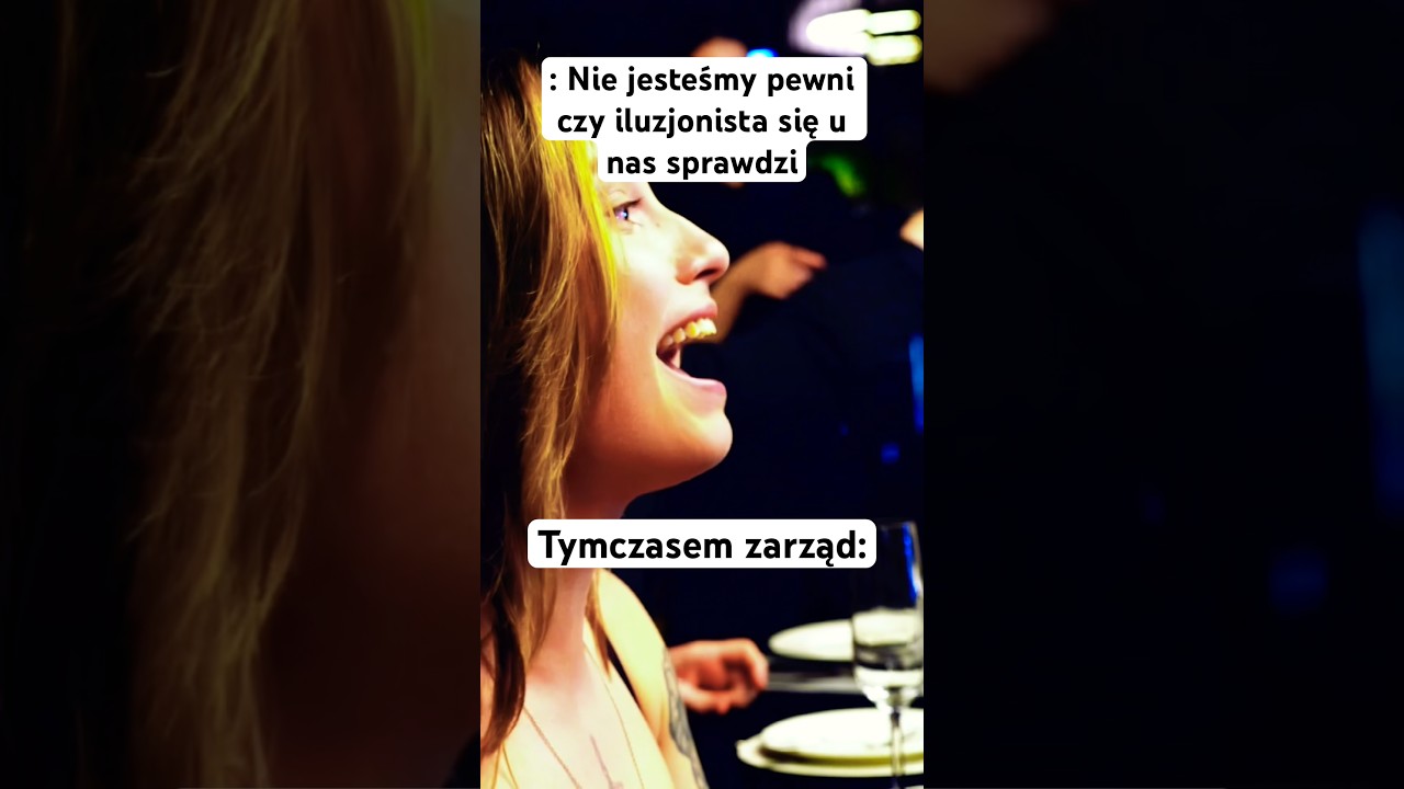 : Nie jesteśmy pewni czy iluzjonista się u nas sprawdzi #iluzjonista #eventmanager  #event