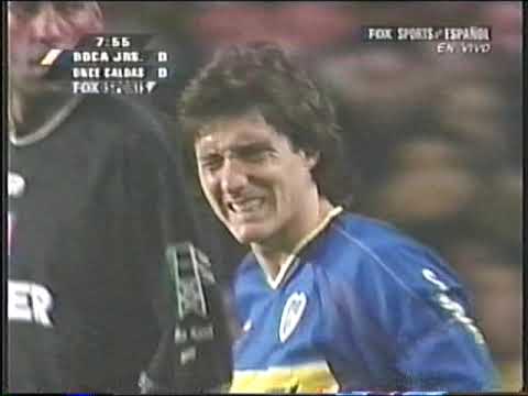 Boca Juniors vs Once Caldas 2004 - Primera final Copa Libertadores - Partido completo.
