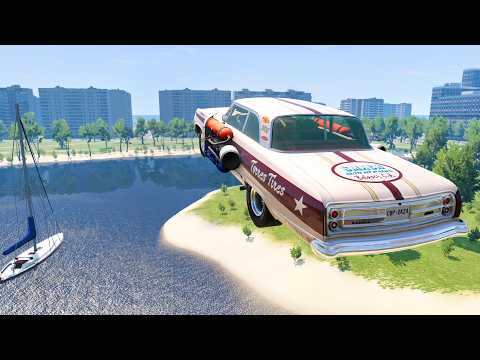 Crazy Rocket Car Jumps - Best of 2023 – BeamNG Drive | CrashBoomPunk