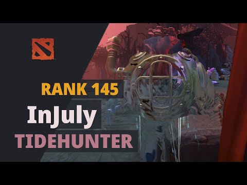 InJuly (Rank 145) plays Tidehunter Dota 2 Full Game