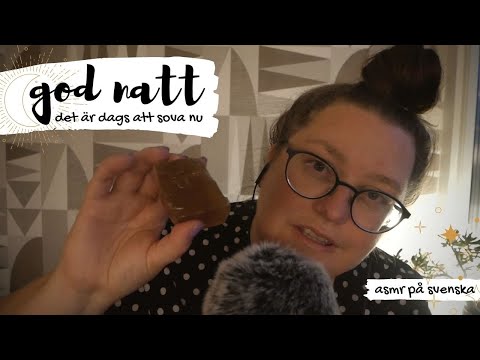 ASMR: Det är dags att sova nu - god natt! 🥱😴
