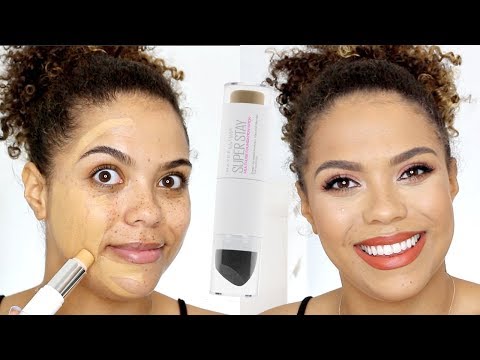Maybelline SuperStay Stick Foundation Review/Wear Test (OILY SKIN) Video