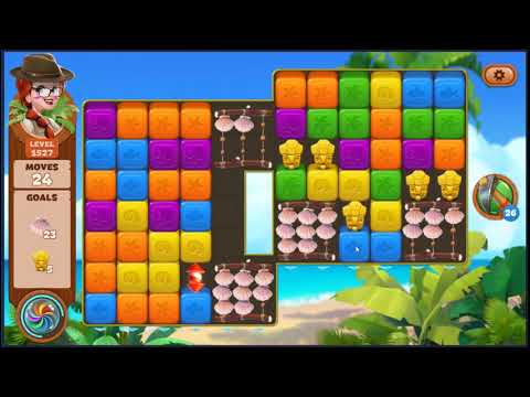 Lost Island Blast Adventure Level 1527 - NO BOOSTERS 🏝️ | SKILLGAMING ✔️