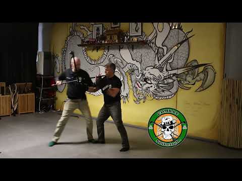 90 Degree Block and Usage of Ferrule End - Irish Stick Fighting