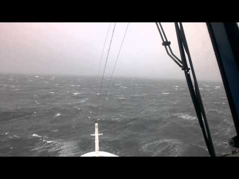 Dover Strait Wind at 75 knots - Canale della Manica Vento di Burrasca da WNW 75 Nodi