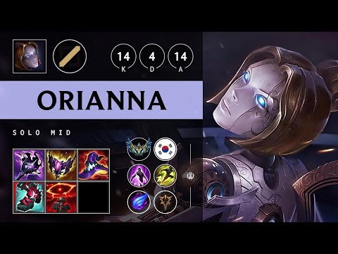 Orianna Mid vs Azir - KR Challenger Patch 25.16