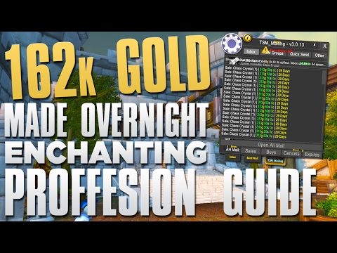 WoW Legion: Making 162k Gold Over NIGHT! How To Make Gold With Proffesions Easy Tutorial!