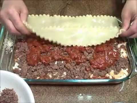 Cooking Tutorial: Beef & Spinach Lasagna