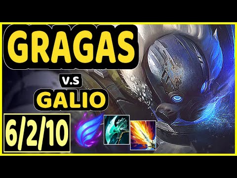LAVA (GRAGAS) vs GALIO - 6/2/10 KDA MID CHALLENGER GAMEPLAY - KR