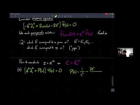 An update on exact WKB and supersymmetric field theory -Andy Neitzke