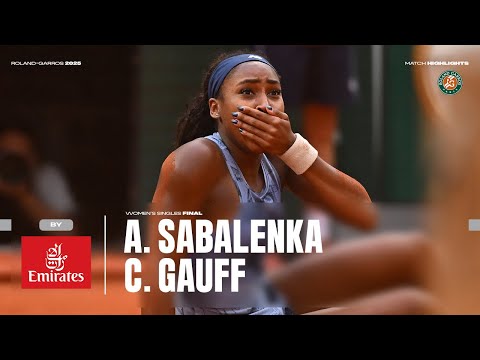 Highlights Sabalenka vs Gauff Final | Roland-Garros 2025