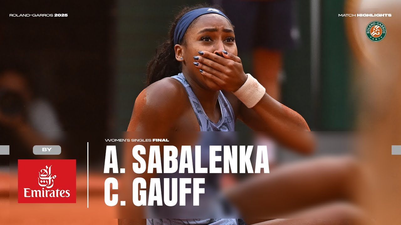 Highlights Sabalenka vs Gauff Final | Roland-Garros 2025