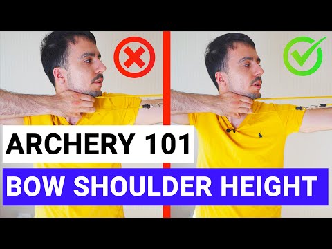 How To Lower Your Bow Shoulder (Archery 101 For Beginners)