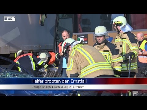 24.06.2015 (FO) Großübung der Einsatzkräfte in Forchheim