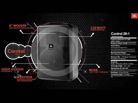 Демонстрация акустчиеской системы JBL Control 28-1