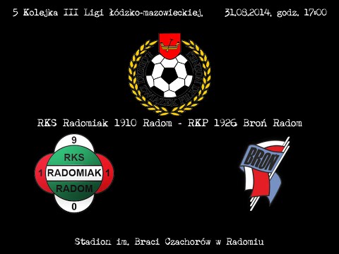 Radomiak Radom - Broń Radom 4:0 CAŁY MECZ [31/08/2014]