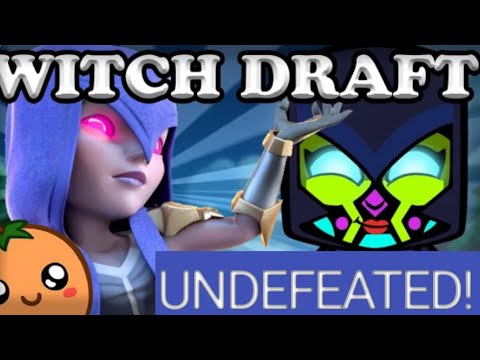 No lose!! Easily Getting 9 Wins Tips In Witch Draft Challenge--Clash Royale